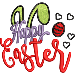 Happy Easter Text Design