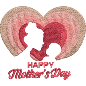 Mothers Day With Broken Heart Design