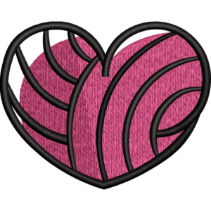Volleyball Heart Design