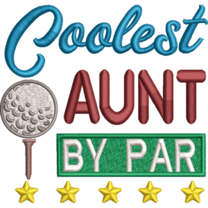 Cool Aunt Text Design