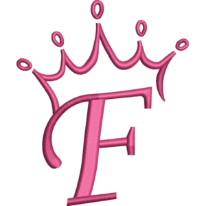 Corona lettera F Design