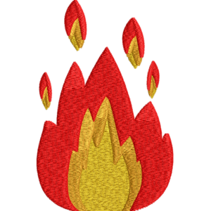 Red Fire Flame Design