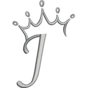 Crown Letter J Design