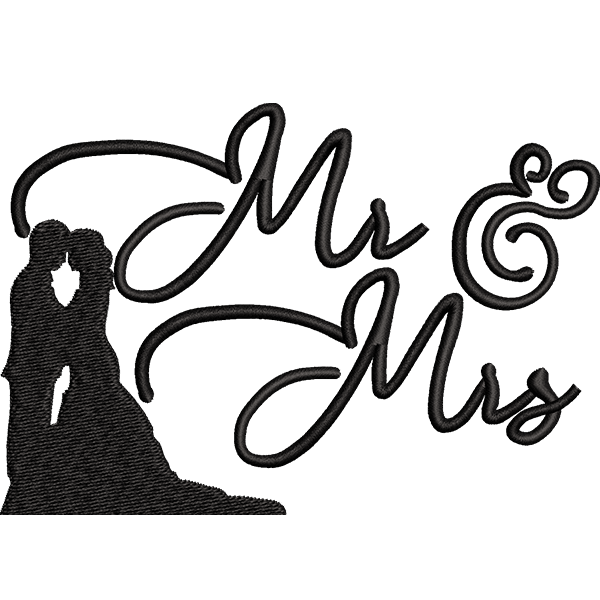 Mr & Mrs. Text Design
