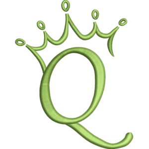 Crown Letter Q Design