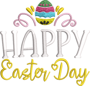 Easter Egg Embroidery Design