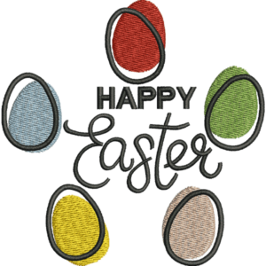 Design colorato di uova di Pasqua