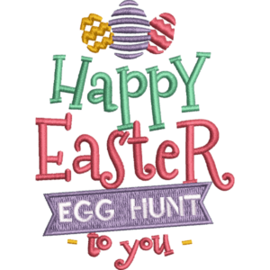 Happy Easter Egg Hunt Design