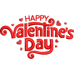 Happy Valentine Text Design