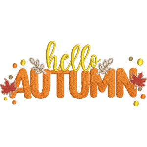 Autumn text design