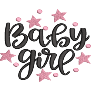 Baby Girl Text Design