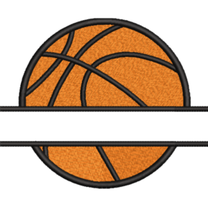 BasketBall Embroidery Design