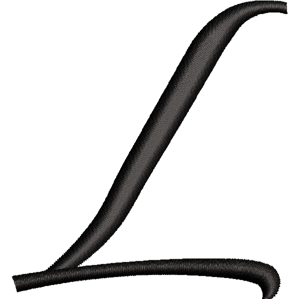 L Embroidery Design