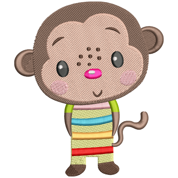 Colorful Monkey Design