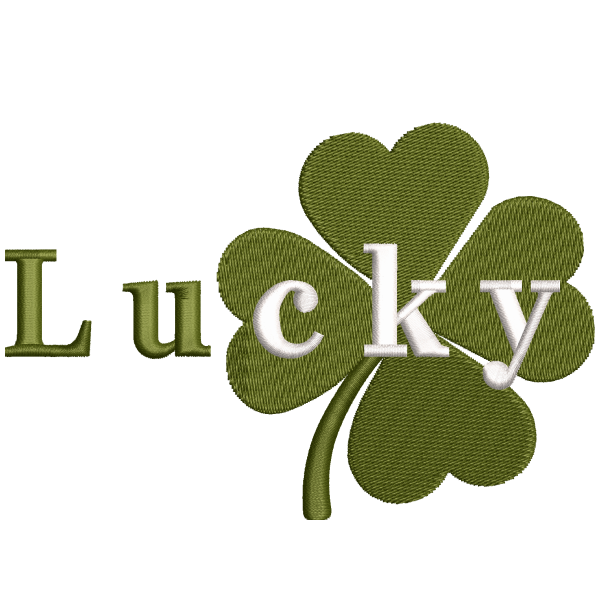 Best Lucky Clover Design for machine embroidery