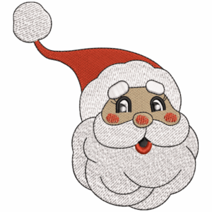 Santa Claus Face Design