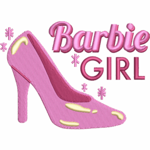 Barbie Girl Embroidery Design