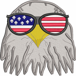 Eagle with Sunglasses Design
