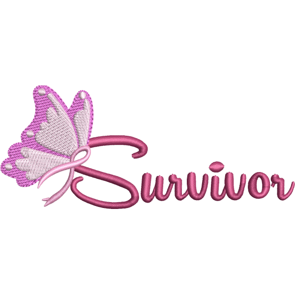 Survivor Embroidery Design