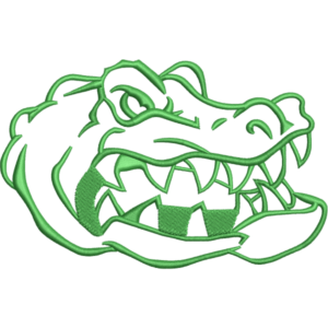 Crocodile Face Design