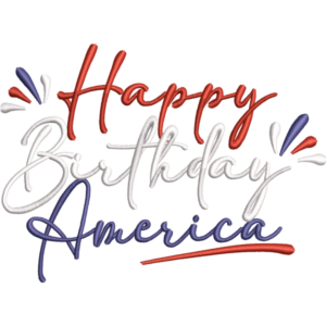 Happy Birthday America Design