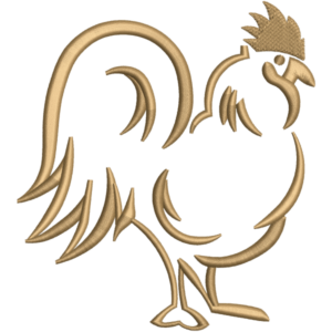 Hen Outline Design