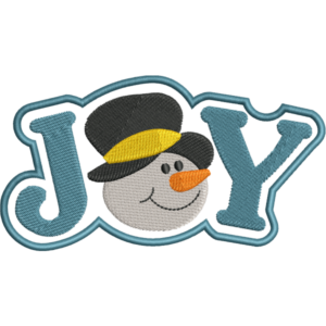 Joy Snowman Design