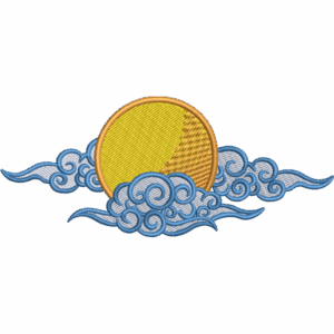 Rising Sun Clouds Design