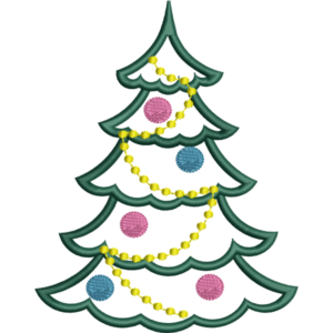 Christmas Tree Outline Design