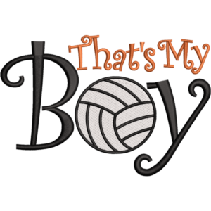 Volleyball Typography Design