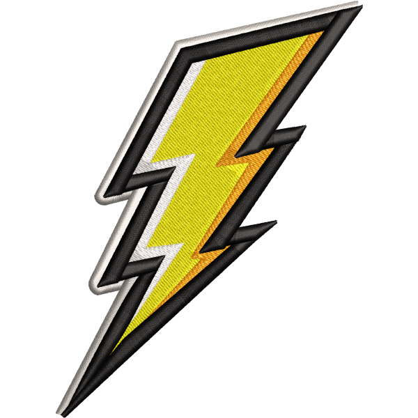 Best Lightning Bolt Design for machine embroidery