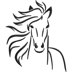 Horse Outline Design