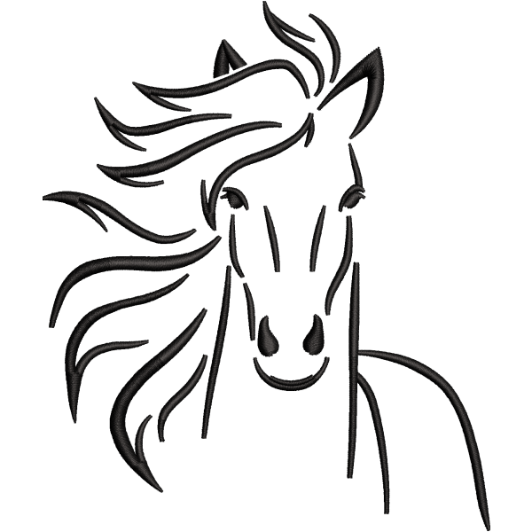 Horse Outline Design