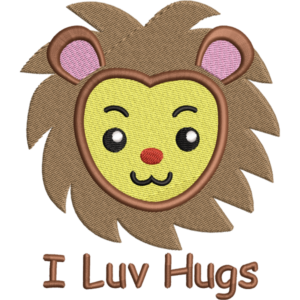 Cute Lion Face Design