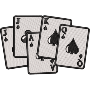 Royal Flush Playing Cards Design