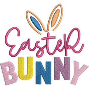 Easter Bunny Embroidery Design