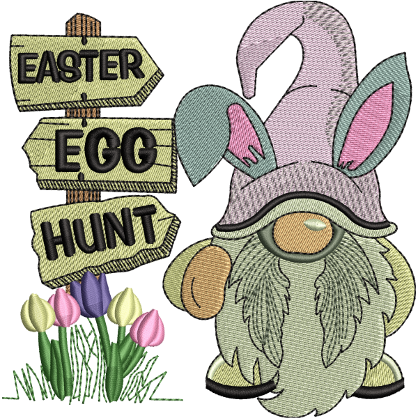 Easter Egg Hunt Gnome Design