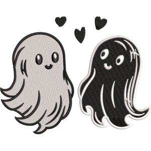 Cute Ghost Couple Design