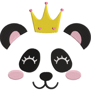 Princess Panda Face Design