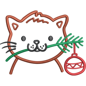 Cute Christmas Cat Design