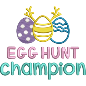 Egg Hunt Champion Design