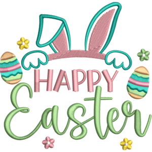 Happy Easter Bunny Ears Design