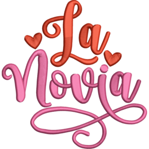 La Novia Embroidery Design
