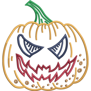 Scary Jack-O-Lantern Design